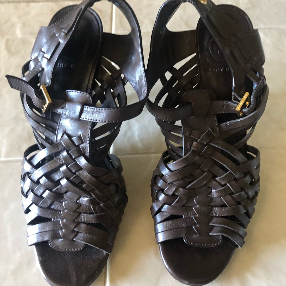 Tory Burch Woven Heels